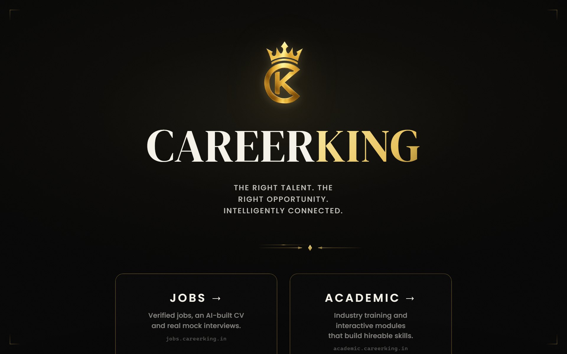 CareerKing — the live site at careerking.in